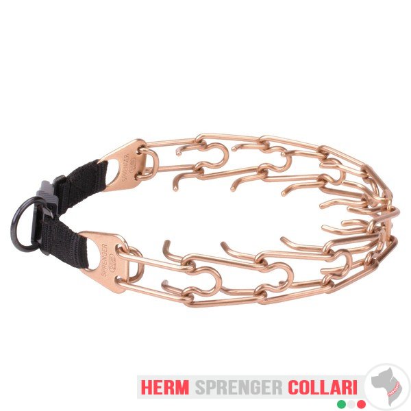 "Aggression Buster" Collare a punta in curogan con fibbia a scatto (4 mm x 60 cm)