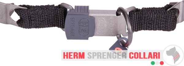 "Dark Force" Collare Neck Tech SPORT in acciaio inox nero (48 cm)