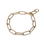 "Spirit of Obedience" Collare di catena salvapelo a maglie lunghe in curogan - 4.0 mm