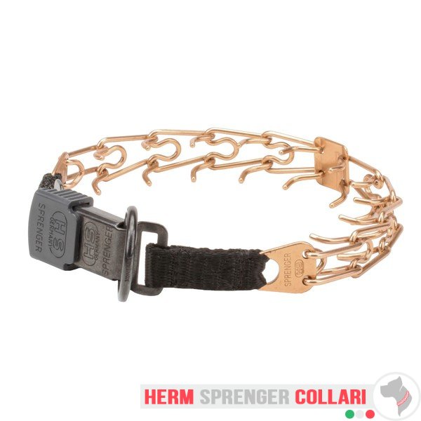 "Comfy Wear" Collare a punta in curogan con fibbia a scatto (2,25 mm x 40 cm)