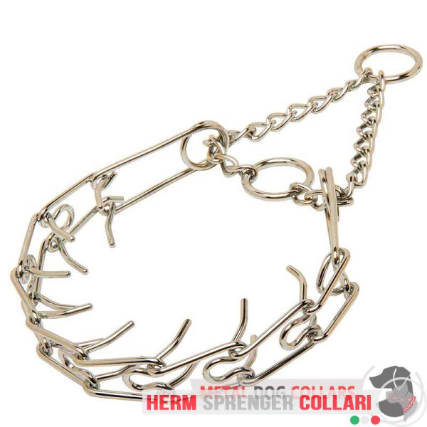 Pinch dog collar - 1/10 inch (2.3 mm) prong's diameter