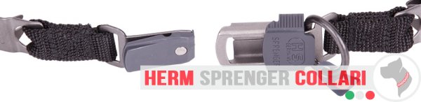 "Dark Force" Collare Neck Tech SPORT in acciaio inox nero (48 cm)