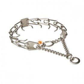 "Training Profy" Collare a punta in acciaio inox con girevole (2,25 mm x 41 cm)