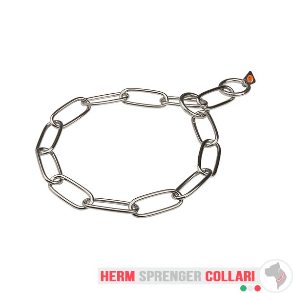 "Big Brother" Collare a catena a maglie lunghe in acciaio inossidabile - 4.0 mm