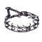 "Profy Trainer" Collare in acciaio inox nero con martingala (4.0 mm x 63 cm)