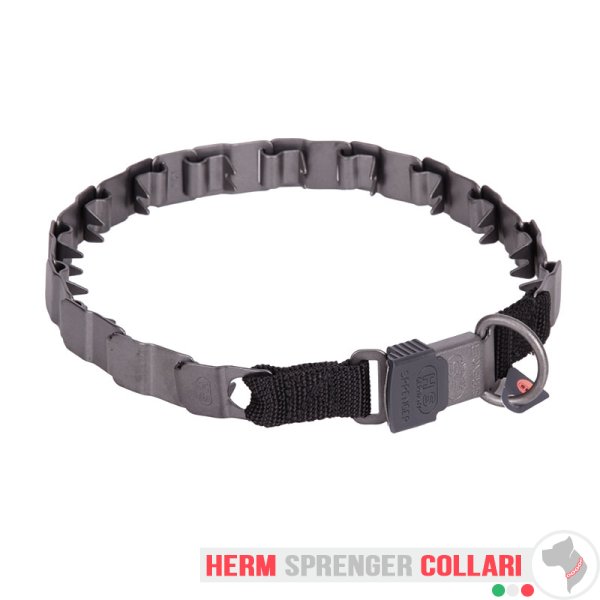 "Black Star" Collare Neck Tech SPORT in acciaio inox nero (60 cm)