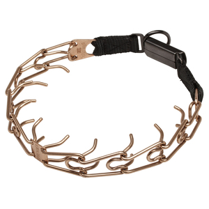 "Shiny Holder" Collare a punta in curogan con fibbia a scatto - (3.2 mm x 52 cm)