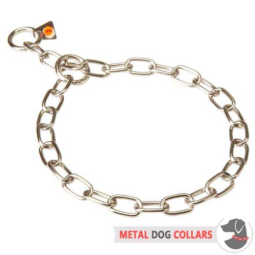 Stainless Steel Fur Saver Choke Dog Collar